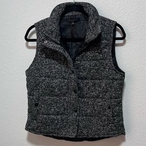 Be Cool Gray Puffer Vest Size Medium